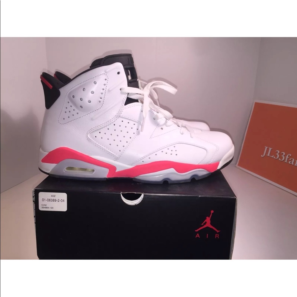 Jordan 6 infrared (white)